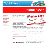 Tablet Screenshot of drinkease.com